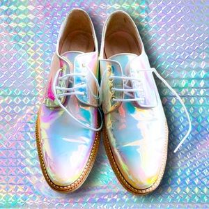 Miista iridescent oxfords
